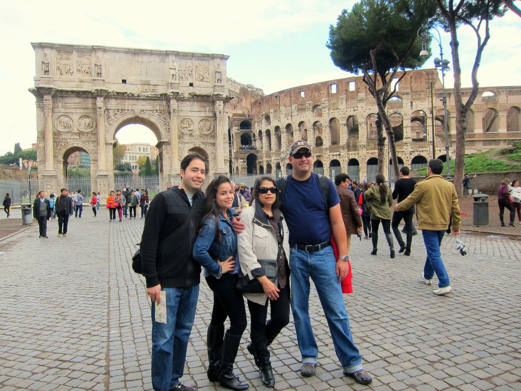 Colosseum and the Roman Forum